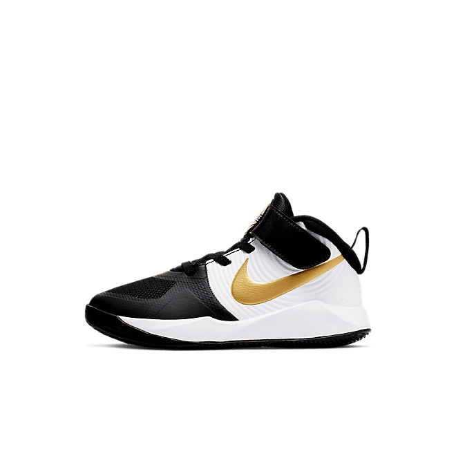 Nike Team Hustle D 9 Black Metallic Gold (PS)