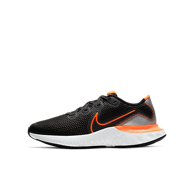 Nike Renew Run Black Total Orange (GS)