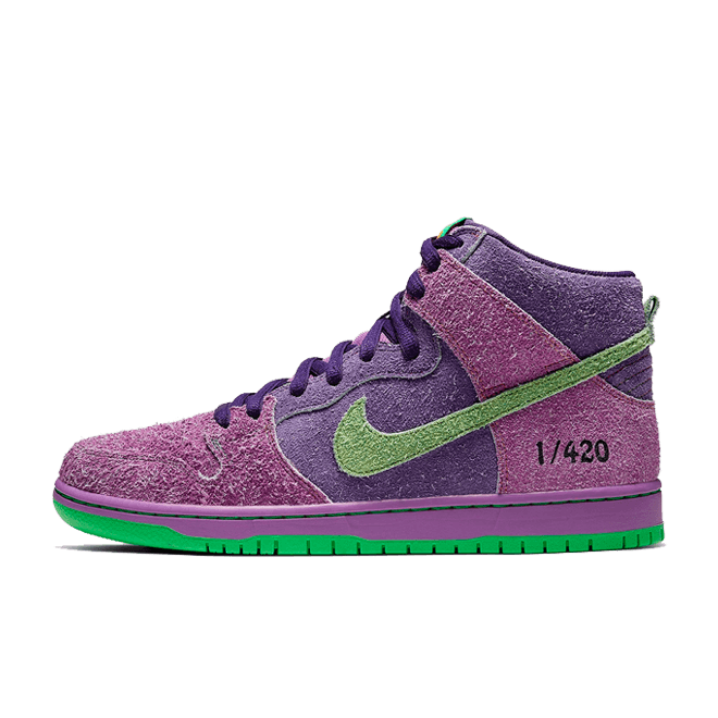 Nike SB Dunk High 420 'Purple Skunk'