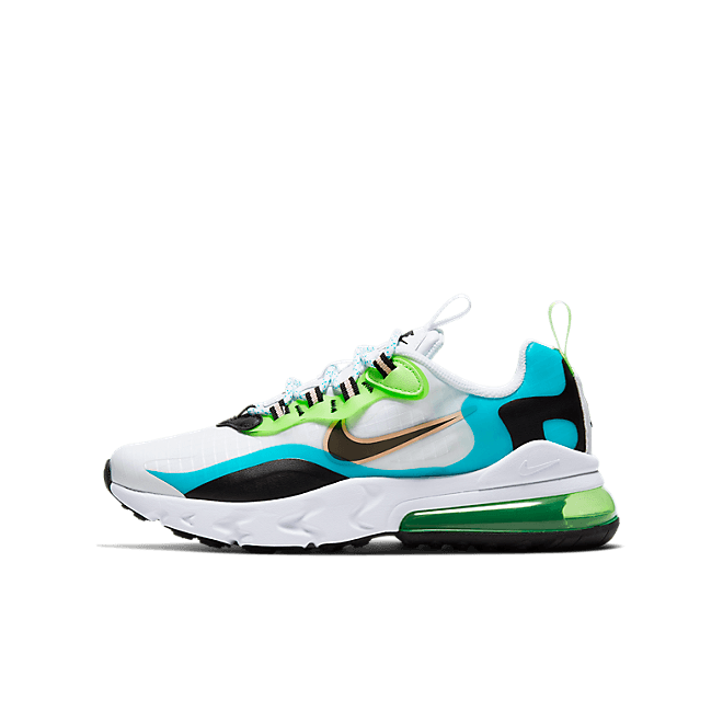 Nike Air Max 270 React Oracle Aqua Ghost Green (GS)