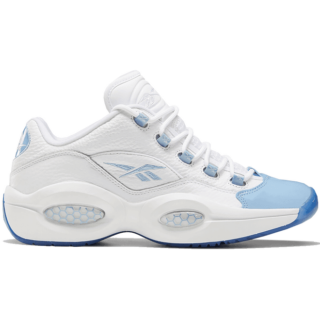 Reebok Question Low Patent Toe Carolina Blue