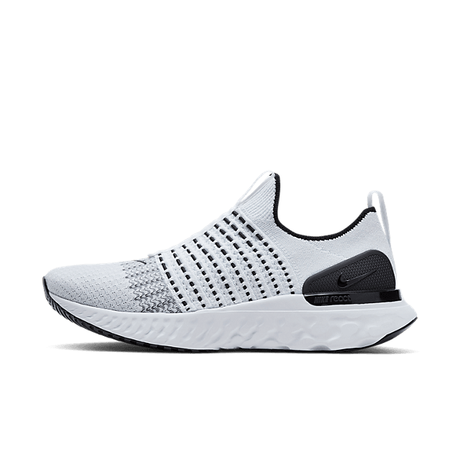 Nike React Phantom Run Flyknit 2 White Black