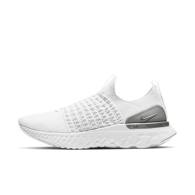 Nike React Phantom Run Flyknit 2 White Pure Platinum (W)