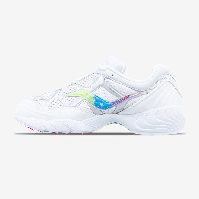 Saucony Grid Web Iridescent White