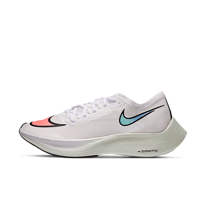 Nike ZoomX VaporFly Next% White Hyper Jade Flash Crimson