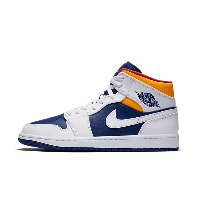 Jordan 1 Mid Royal Blue Laser Orange