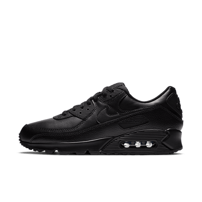 Nike Air Max 90 Leather Triple Black (2020)