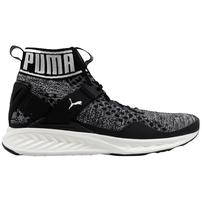 Puma Ignite EvoKnit Black/Quiet Shade-White