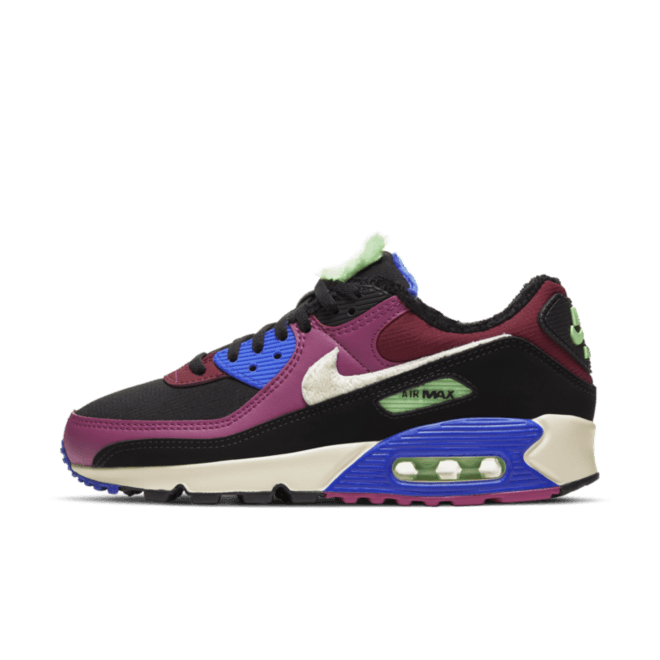 Nike Air Max 90 Fur 'Black/Bordeaux'