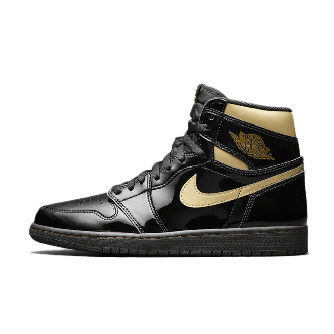 Air Jordan 1 High OG Patent 'Black Gold'