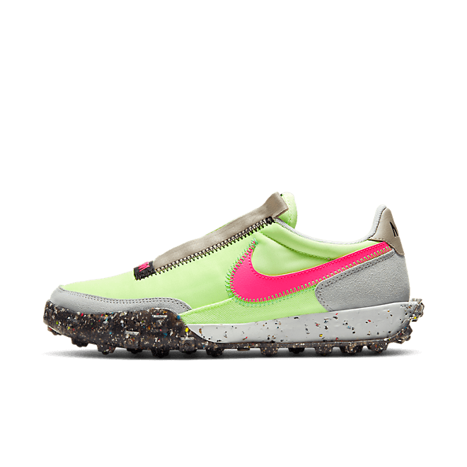 Nike Waffle Racer Crater 'Barely Volt/Pink Blast'