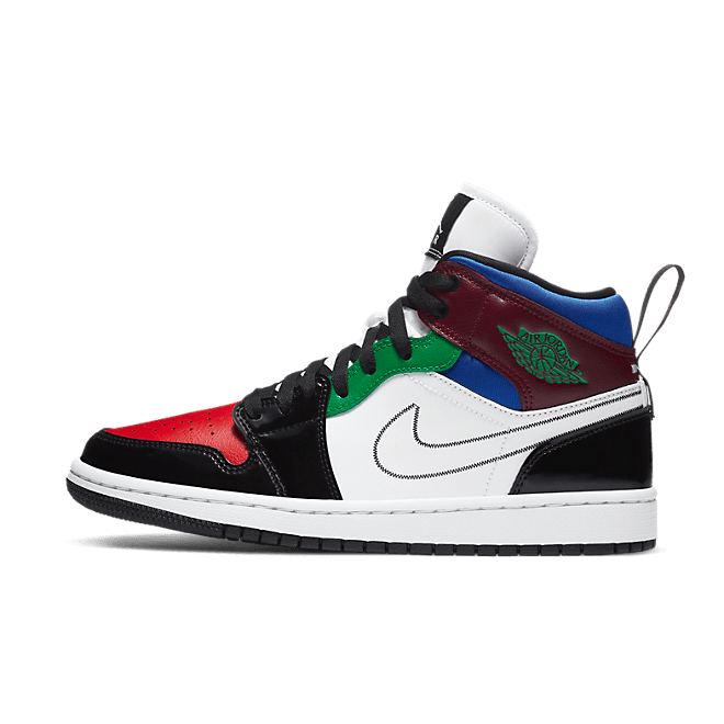 Jordan 1 Mid SE Black White Multi-Color (W)