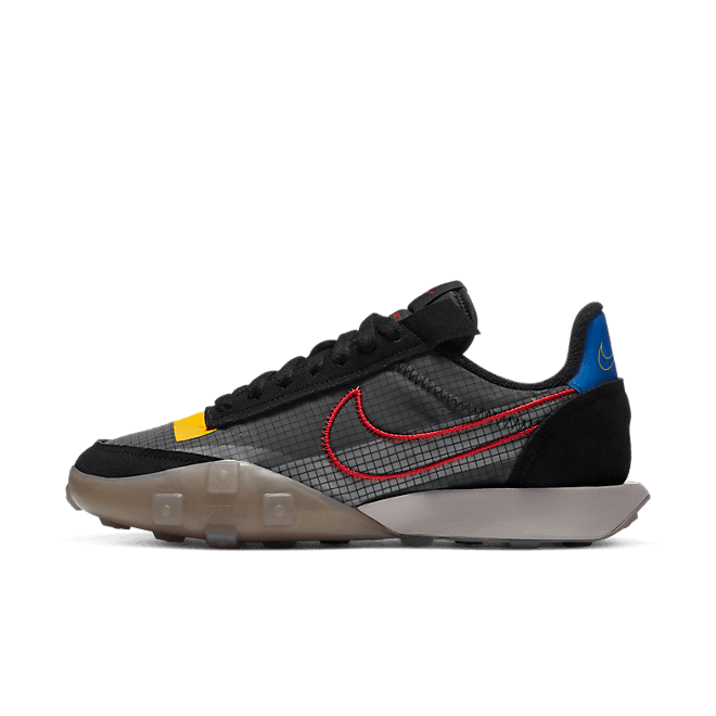 Nike Waffle Racer 2X Black Solar Flare University Red (W)