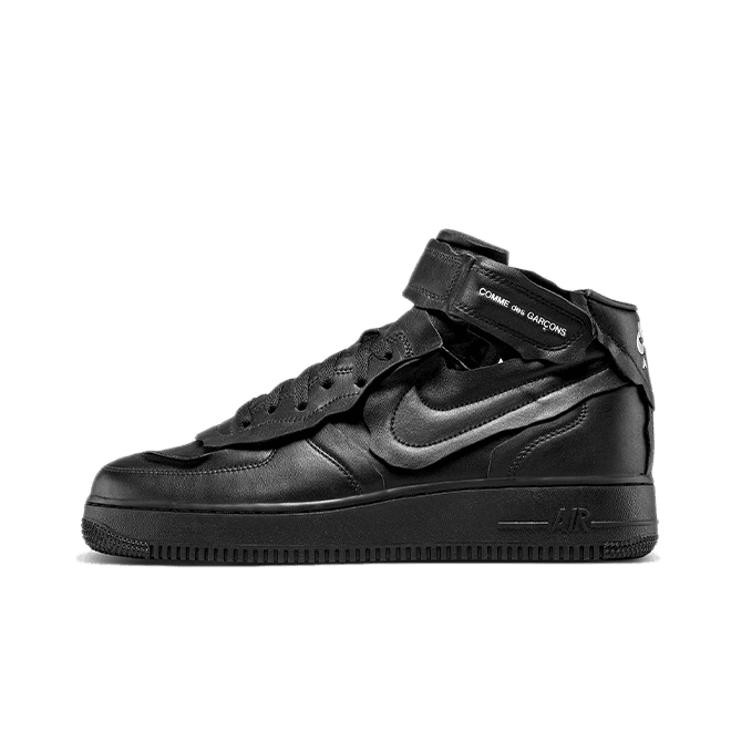 Comme Des Garçons X Nike Air Force 1 Mid 'Black'