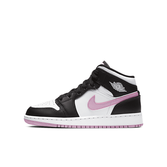 Jordan 1 Mid White Black Light Arctic Pink (GS)