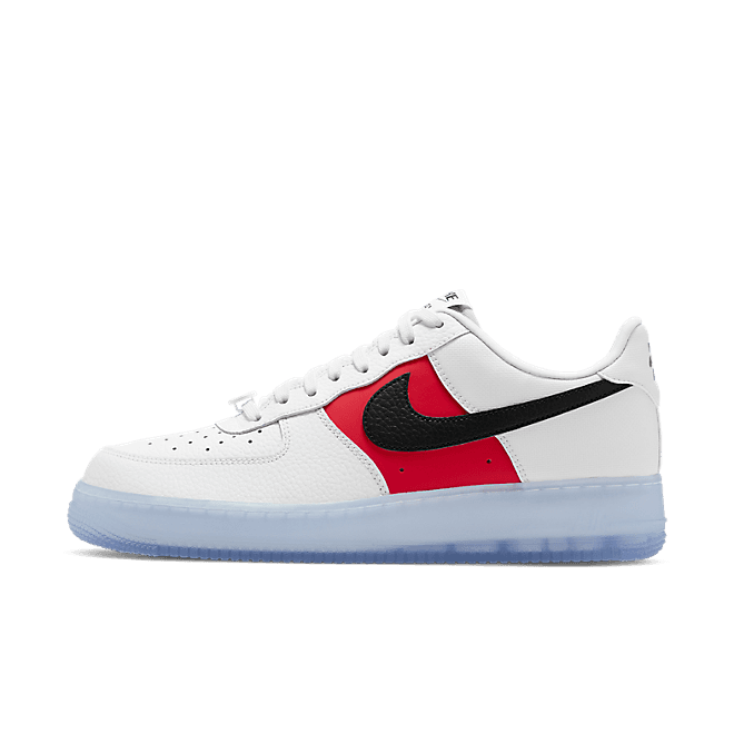 Nike Air Force 1 Low White Red Black (Icy Soles)