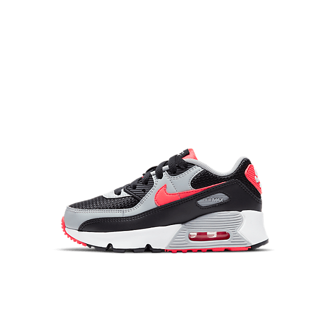 Nike Air Max 90 Black Radiant Red Wolf Grey (PS)