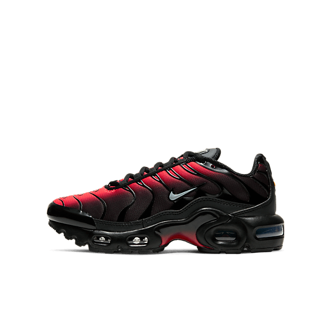 Nike Air Max Plus 1 GS 'Black Bright Crimson'