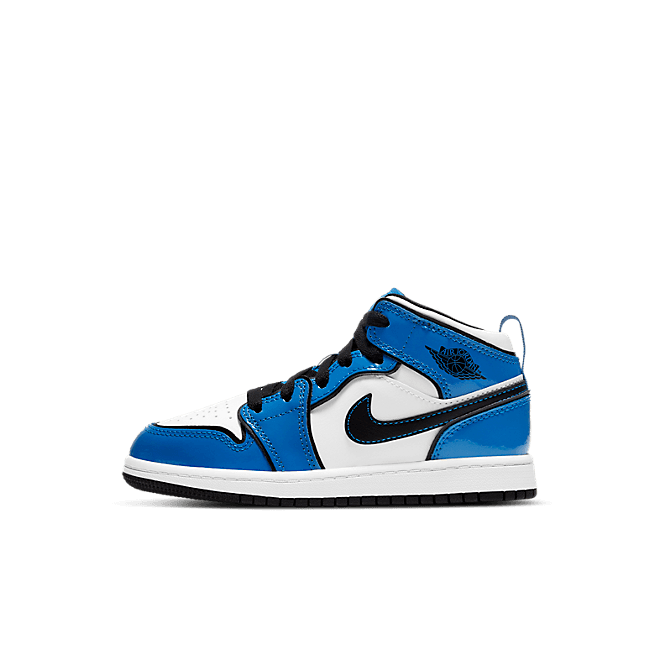 Jordan 1 Mid Signal Blue (PS)