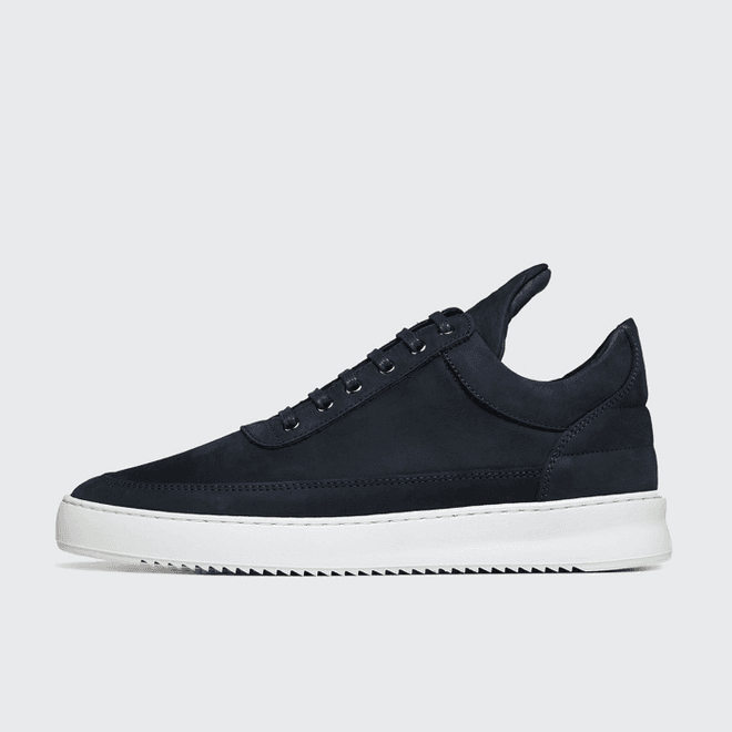 Filling Pieces Filling Pieces Low Top Ripple Nubuck Deep Blue