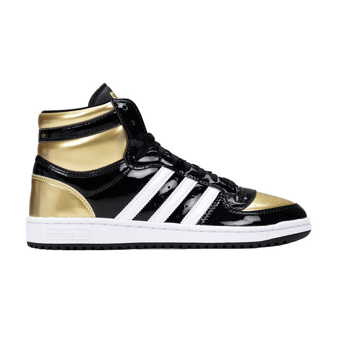 adidas Top Ten Black Gold Patent