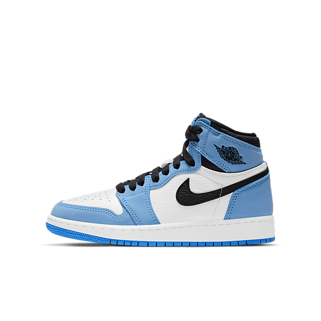 Jordan 1 Retro High White University Blue Black (GS)