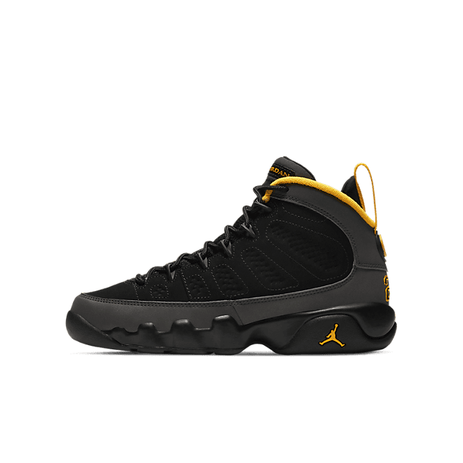 Jordan 9 Retro Dark Charcoal University Gold (GS)