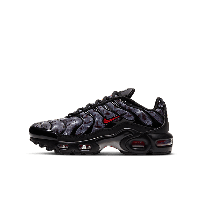 Nike Air Max Plus GS 'Black & University Red'