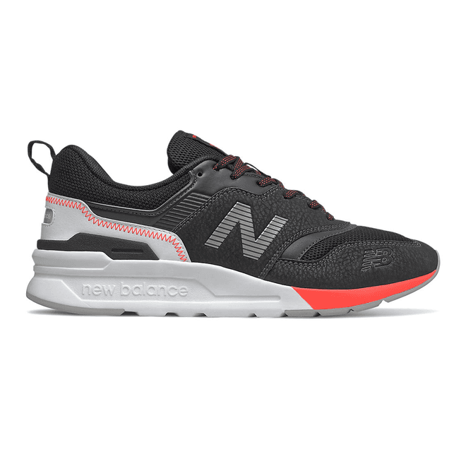 New Balance 997H - Black with Energy Red & White