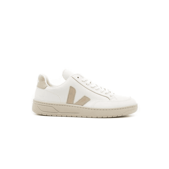 Veja V-12 LEATHER "WHITE SABLE"