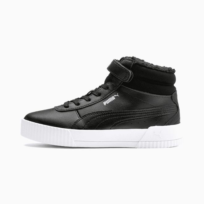 Puma Carina Fur Mid Kids%E2%80%99 Trainers