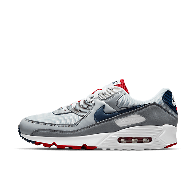 Nike Air Max 90 'PURE PLATINUM NAVY'