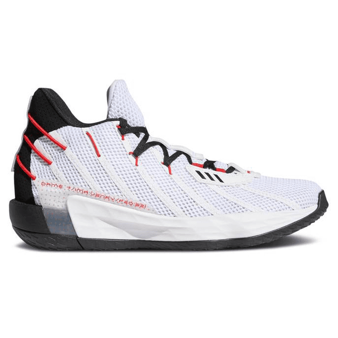 adidas Dame 7 Rip City Cloud White