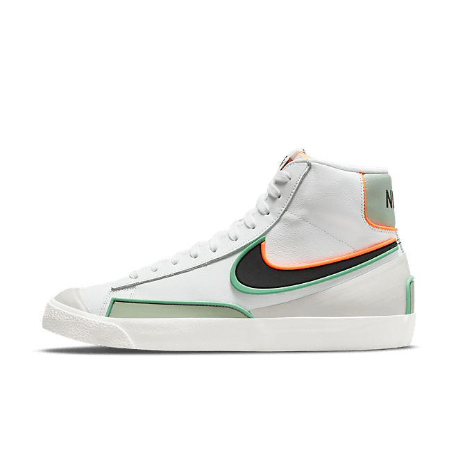 Nike Blazer Mid '77 Infinite White/ Black-Jade Smoke-Roma Green