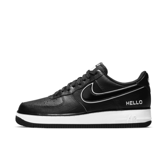 Nike Air Force 1 'Hello My Name is' - Black