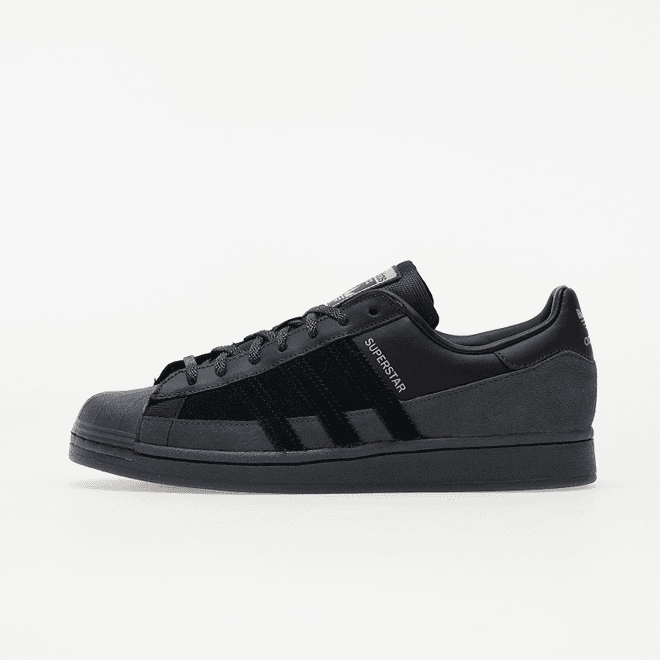 adidas Superstar Core Black/ Core Black/ Dust Purple