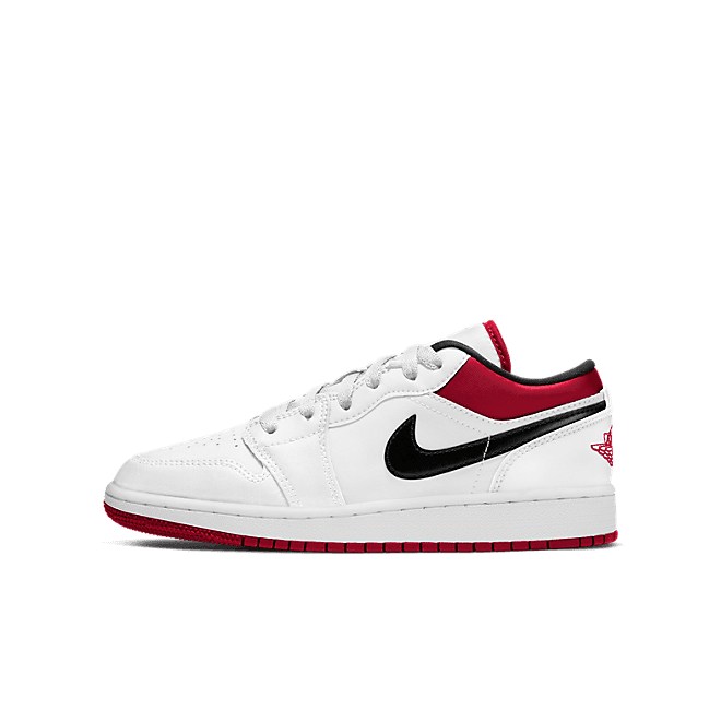 Jordan 1 Low White Gym Red (GS)