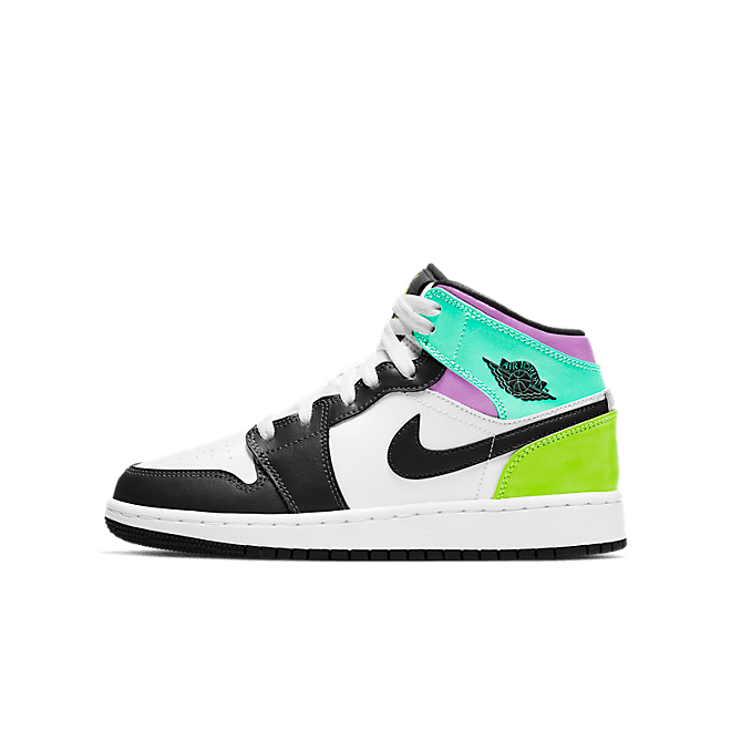 Jordan 1 Mid Pastel Black Toe (GS)