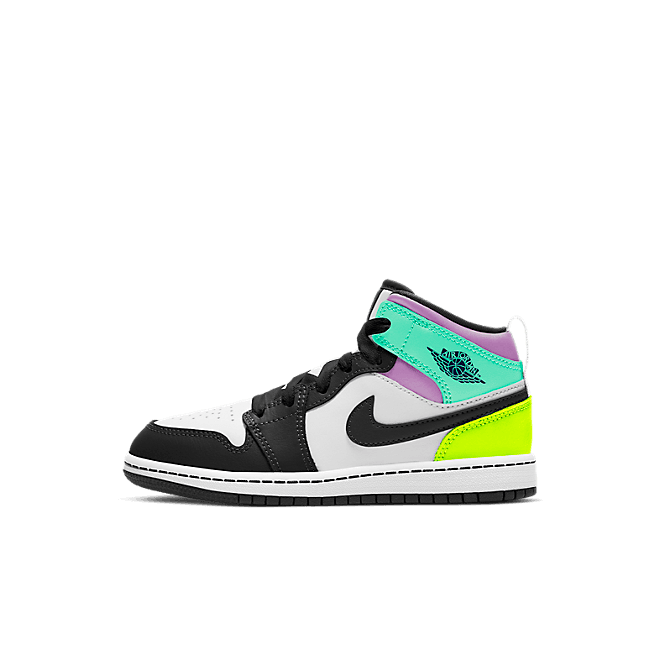 Jordan 1 Mid Pastel Black Toe (PS)