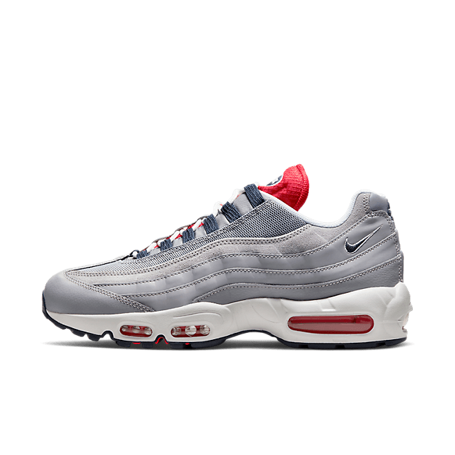 Nike Air Max 95 Grey Navy Crimson