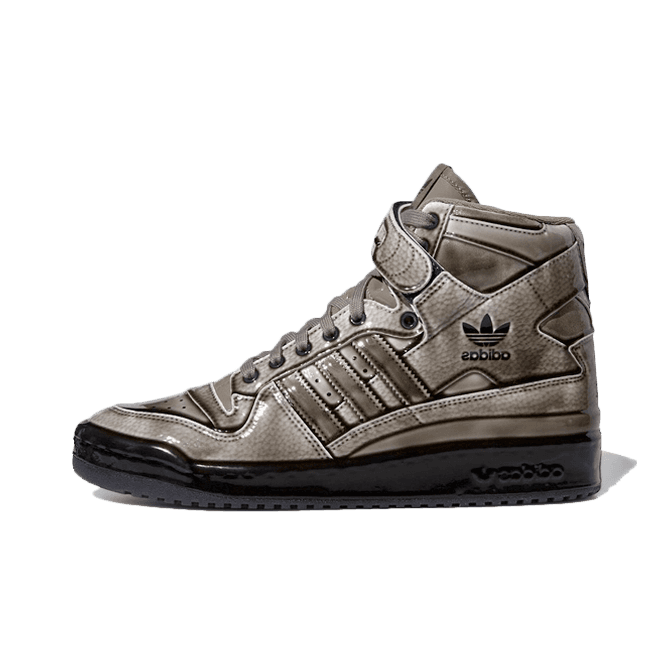 Jeremy Scott x adidas Forum Hi 'Dark Grey' - Dipped