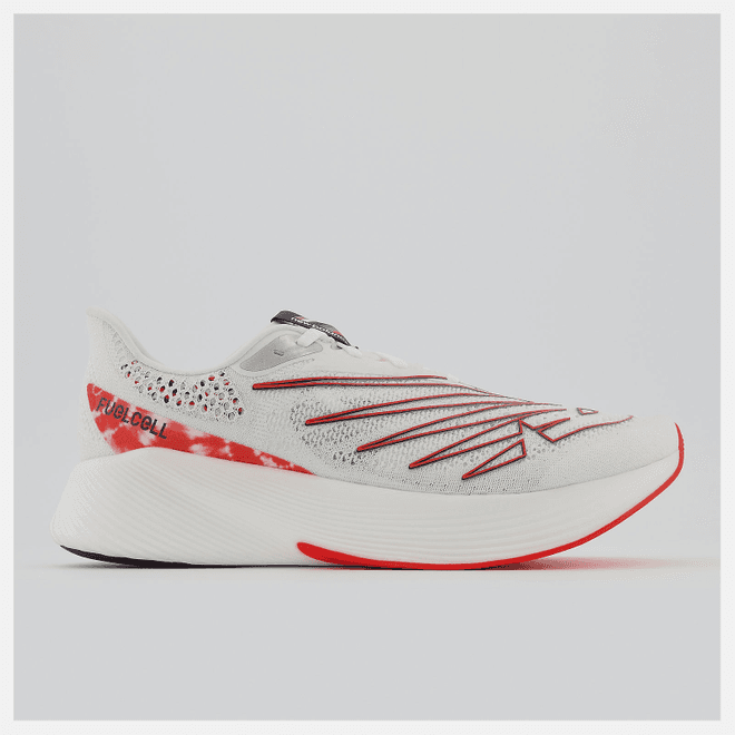 New Balance FuelCell RC Elite v2 - White with Neo Flame