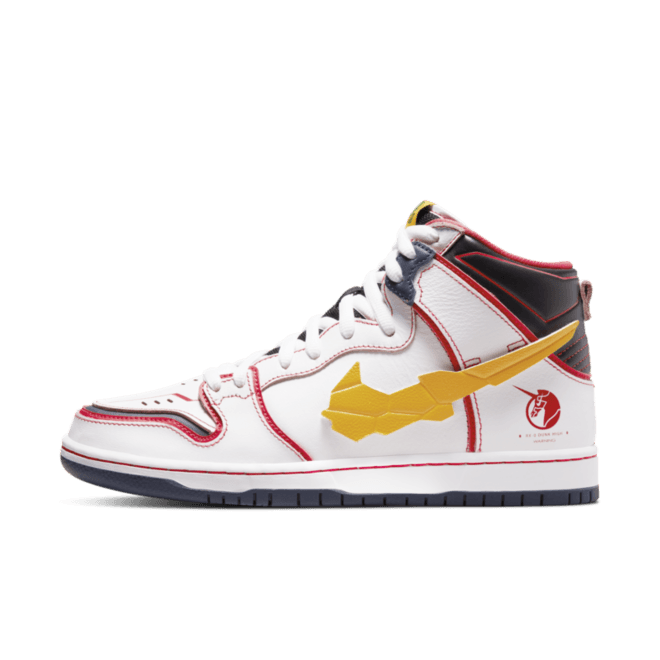 Gundam x Nike SB Dunk High 'White'