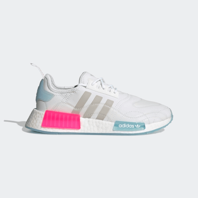 adidas NMD R1 White Halo Blue Shock Pink (W)