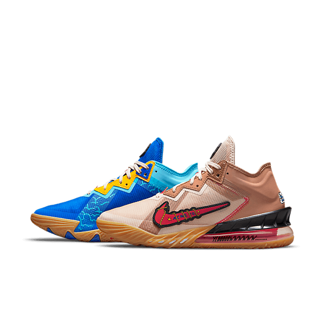 Nike Lebron 18 Low Wile E. vs Roadrunner Space Jam