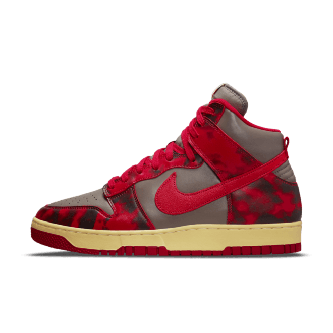 Nike Dunk High 85 SP 'Acid Wash' - Red