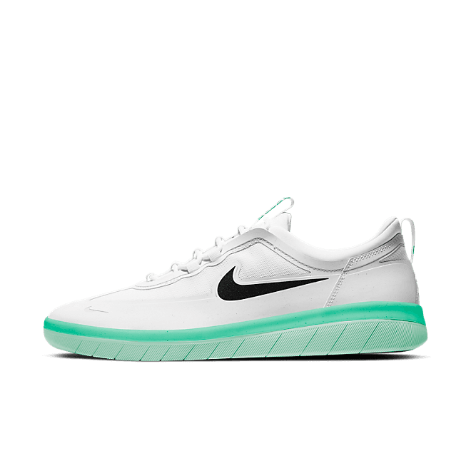 Nike SB Nyjah Free 2 White Black Green Glow