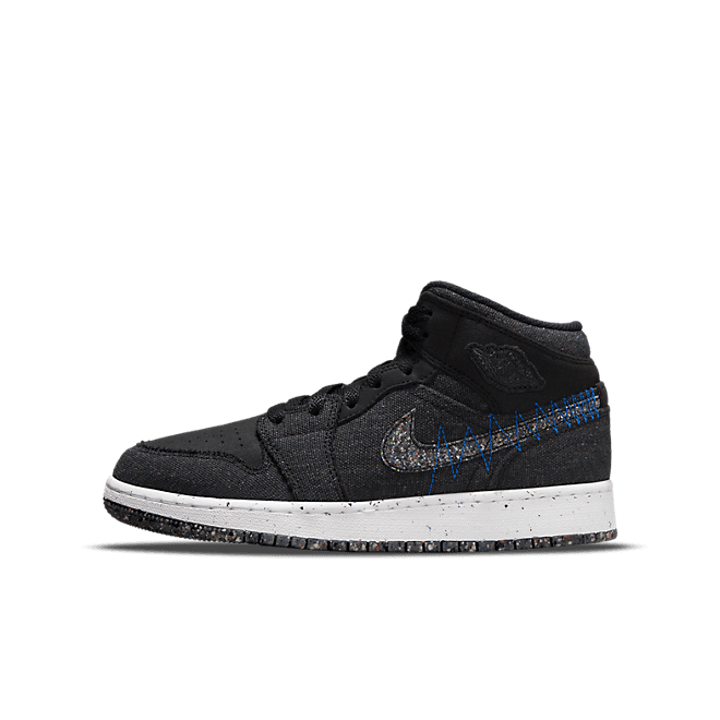 Jordan 1 Mid SE Crater Black (GS)