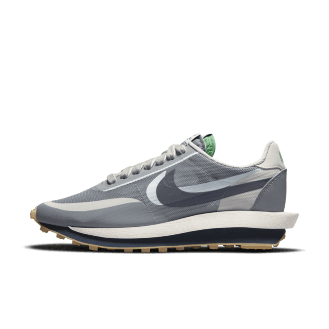 CLOT x Sacai x Nike LDWaffle 'Cool Grey'