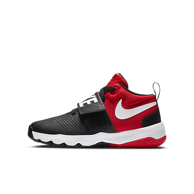 Kids Nike Team HUSTLE D 8 (GS) Black/White-UNIVERSITY Red